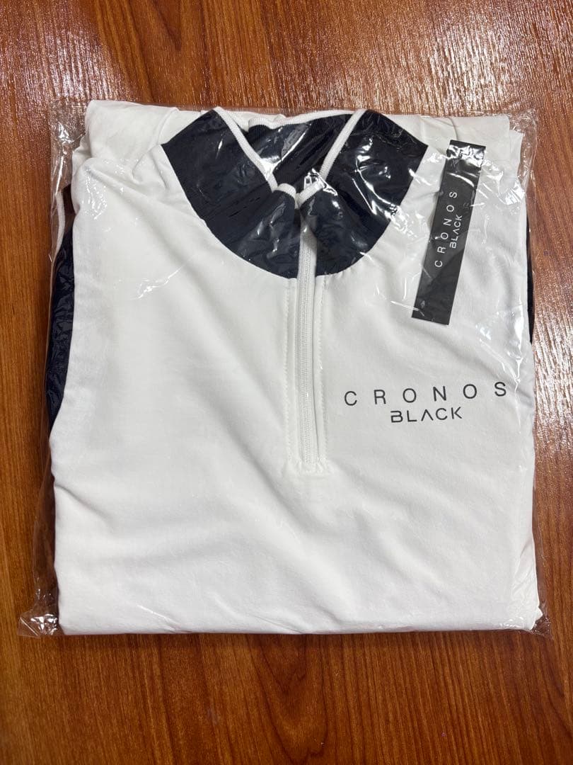 【ゆ】CRONOS レディースゴルフワンピース ホワイト/ネイビー新品