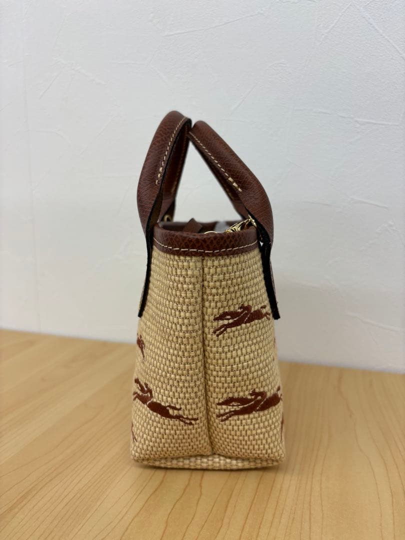 【新品・未使用】LONGCHAMP カゴバッグミニショルダー