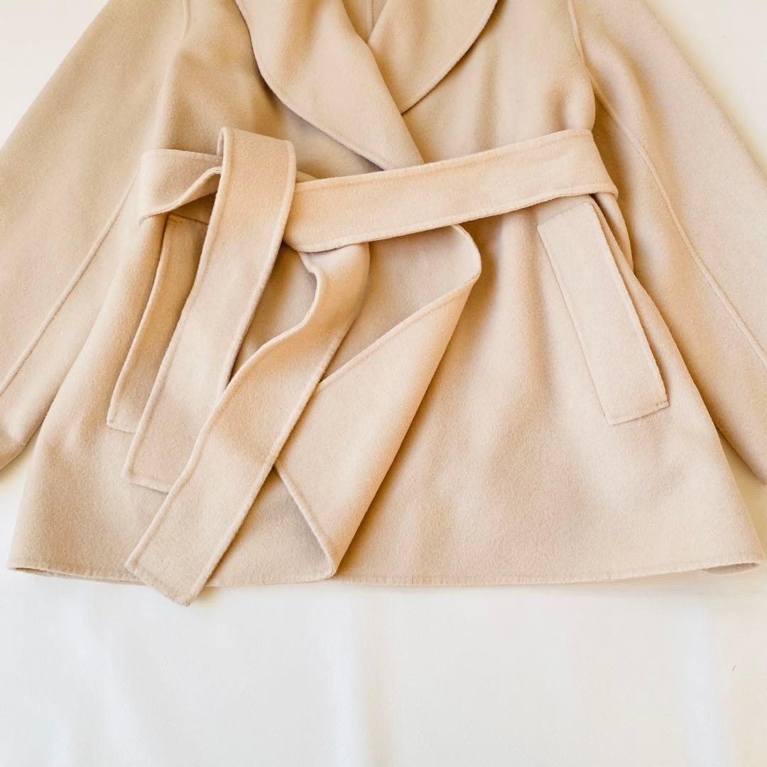 【美品】BALLSEY　プレミアムウールリバー ベルテッド ショートコート