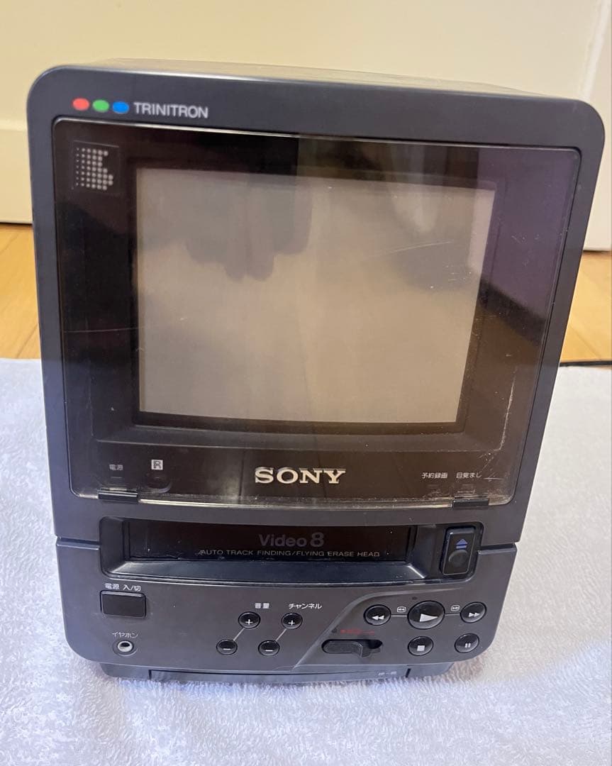 【通電確認済】88年製 SONY Video8 COMBO TV EV-DT1