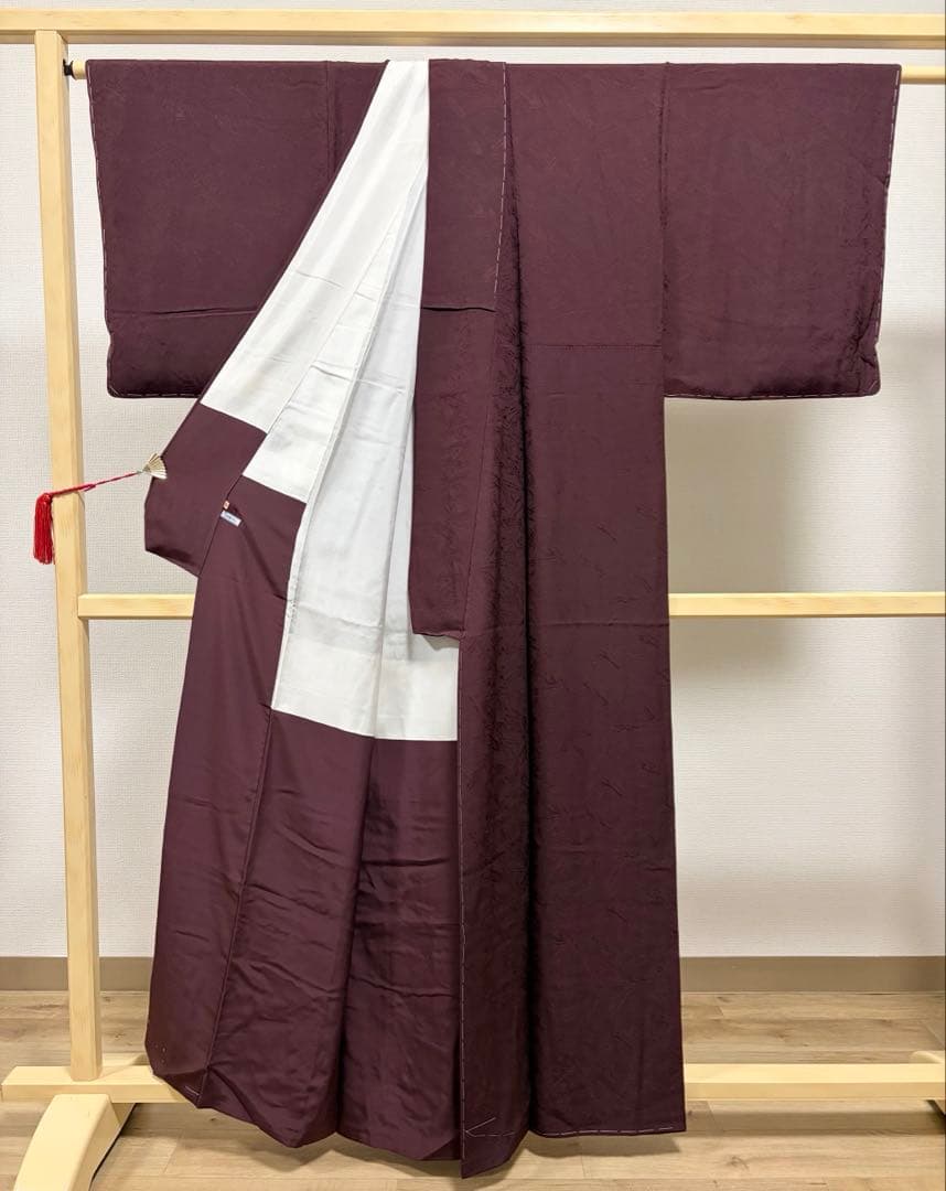 B5 美品 極上 逸品 創業460年 千總 ちそう 紫鳶色 色無地 高島屋扱い