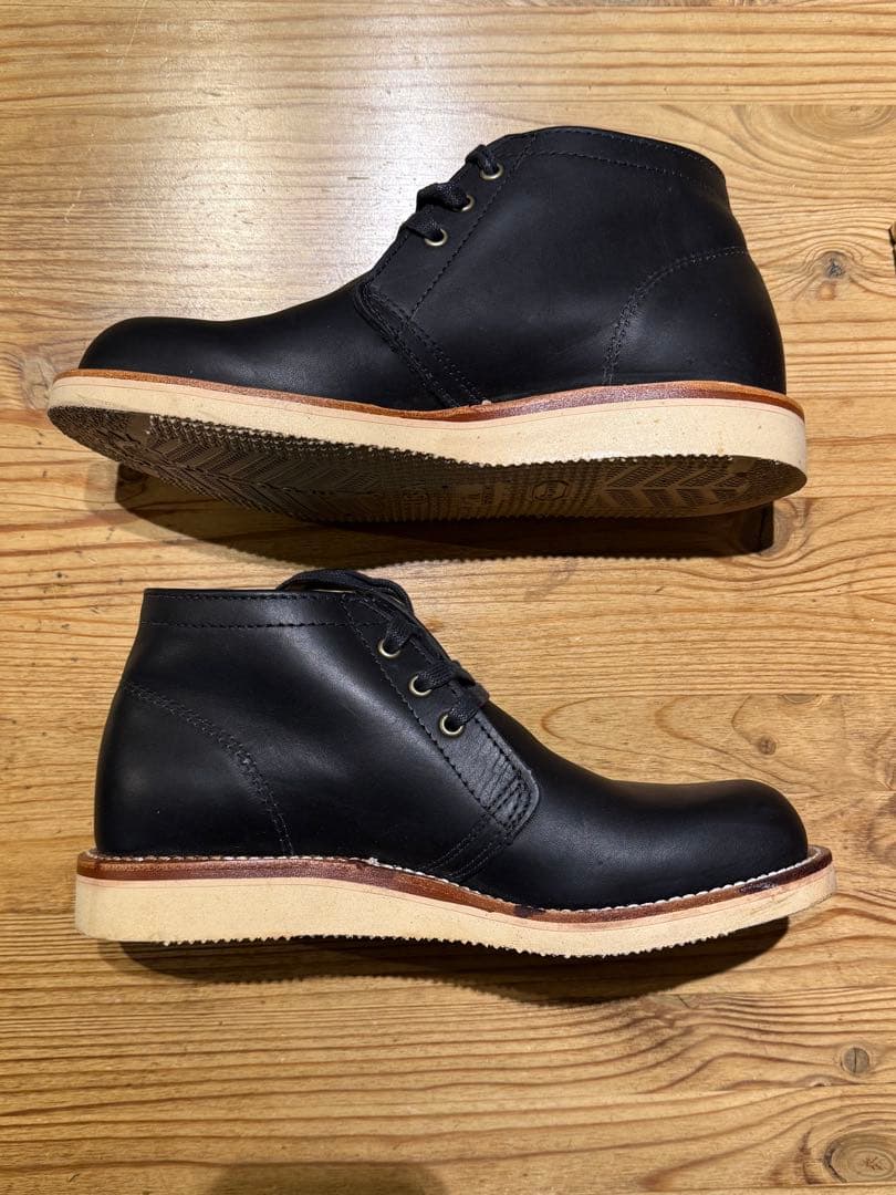Chippewa 4025 BLK チペワ チャッカブーツ ブラック　US8.5