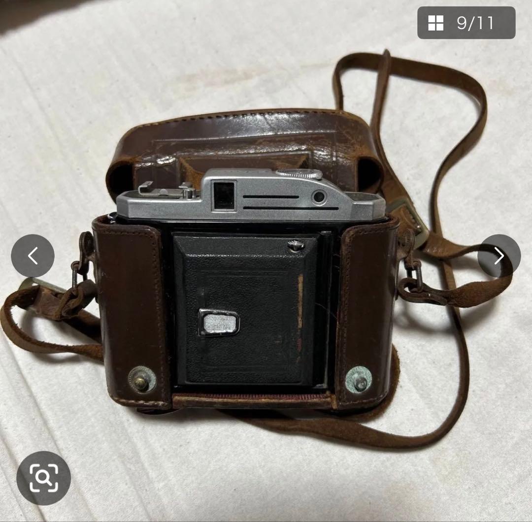 コニカ（Konica）のPearl III（パールIII）蛇腹カメラ アンティー