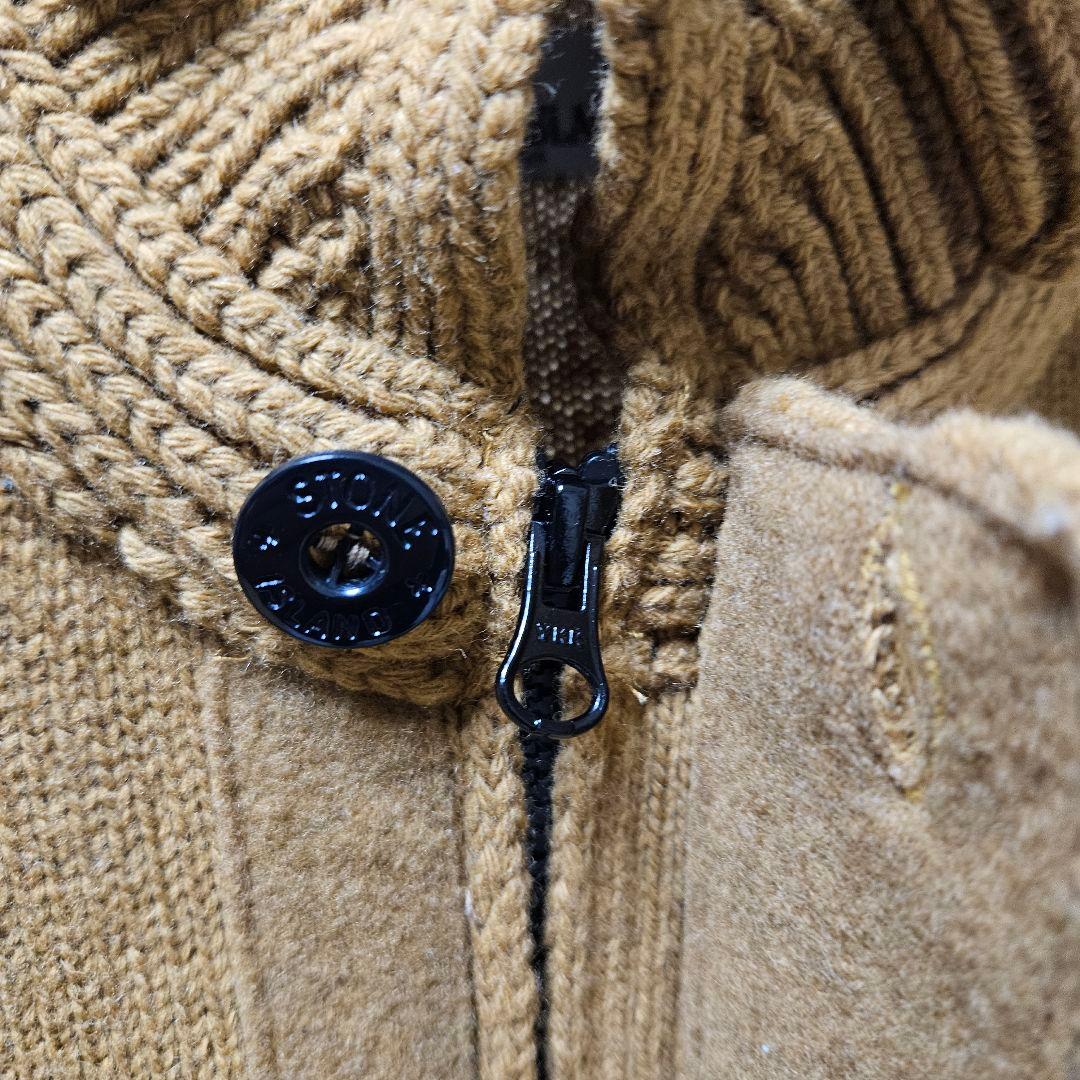 Stone  ベージュ ニットジャケット S