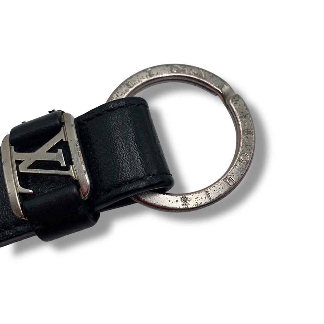 希少✨ルイヴィトン キーリング キーホルダー ダミエ LVロゴ ドラゴンヌ 黒