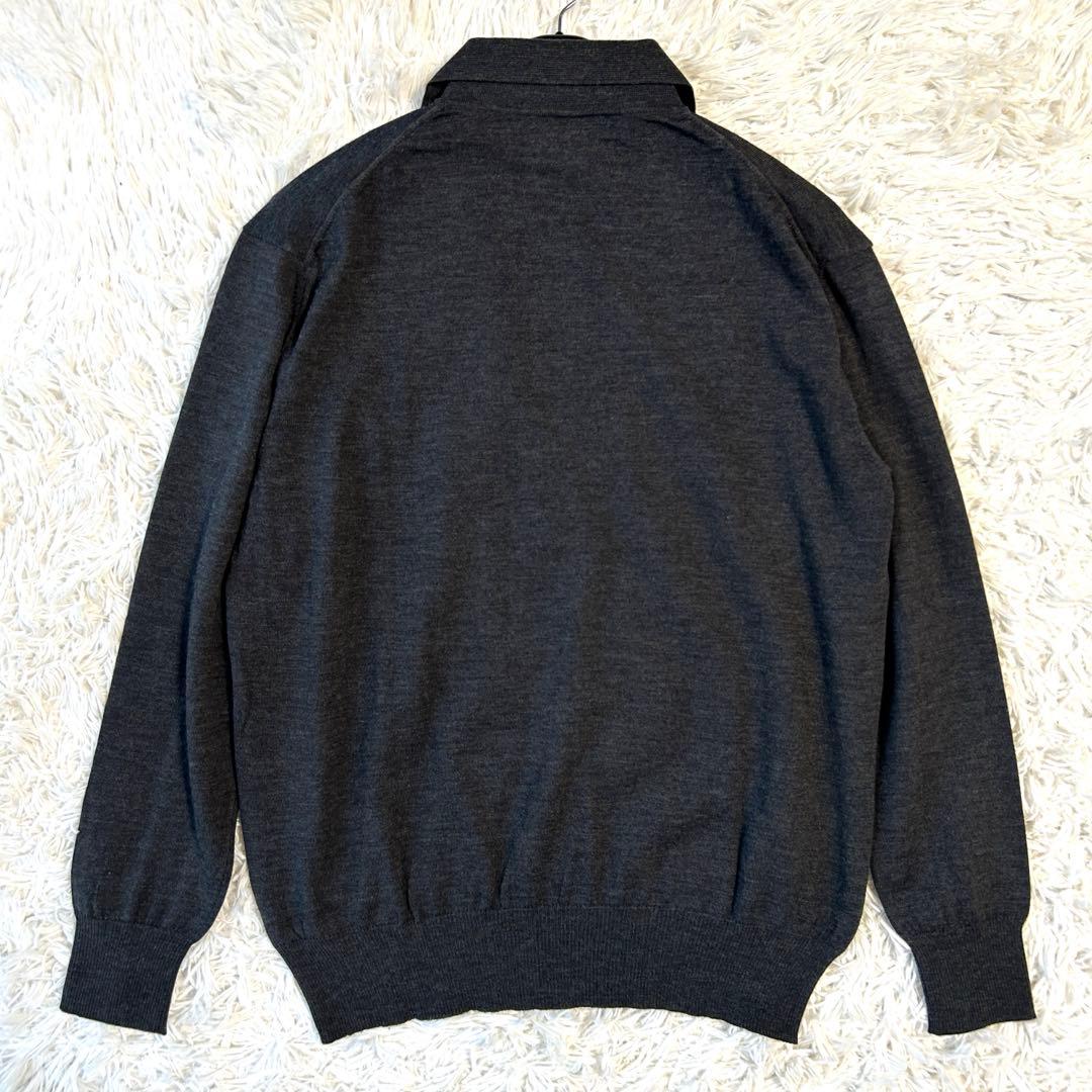 サルヴァトーレフェラガモ ガンチーニ ニット ハーフジップ フェラガモ 長袖 M