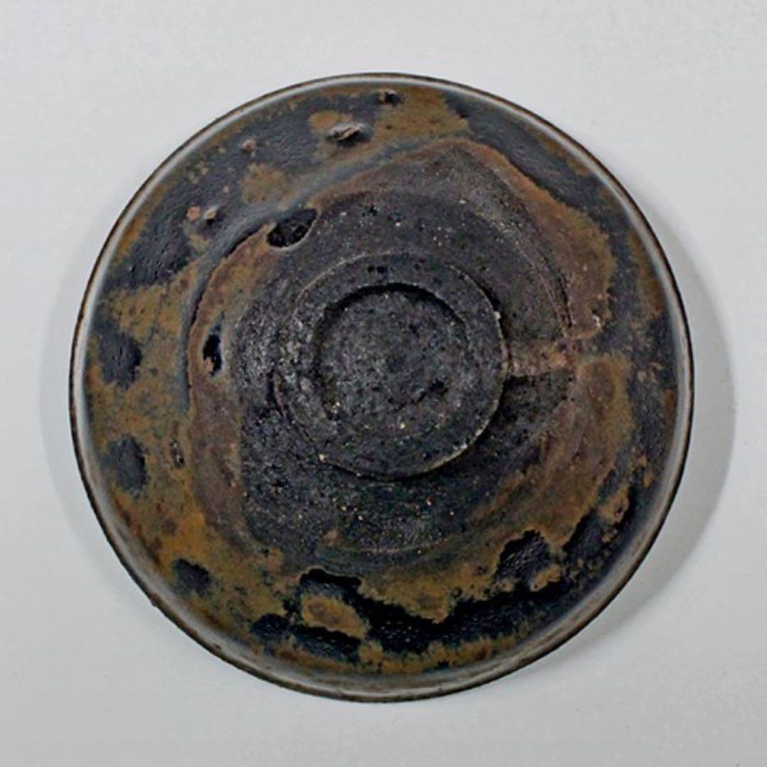 『 寧波港 海揚り天目碗-D』 宋時代 茶碗 黒釉 河南天目 茶道具古美術 古玩