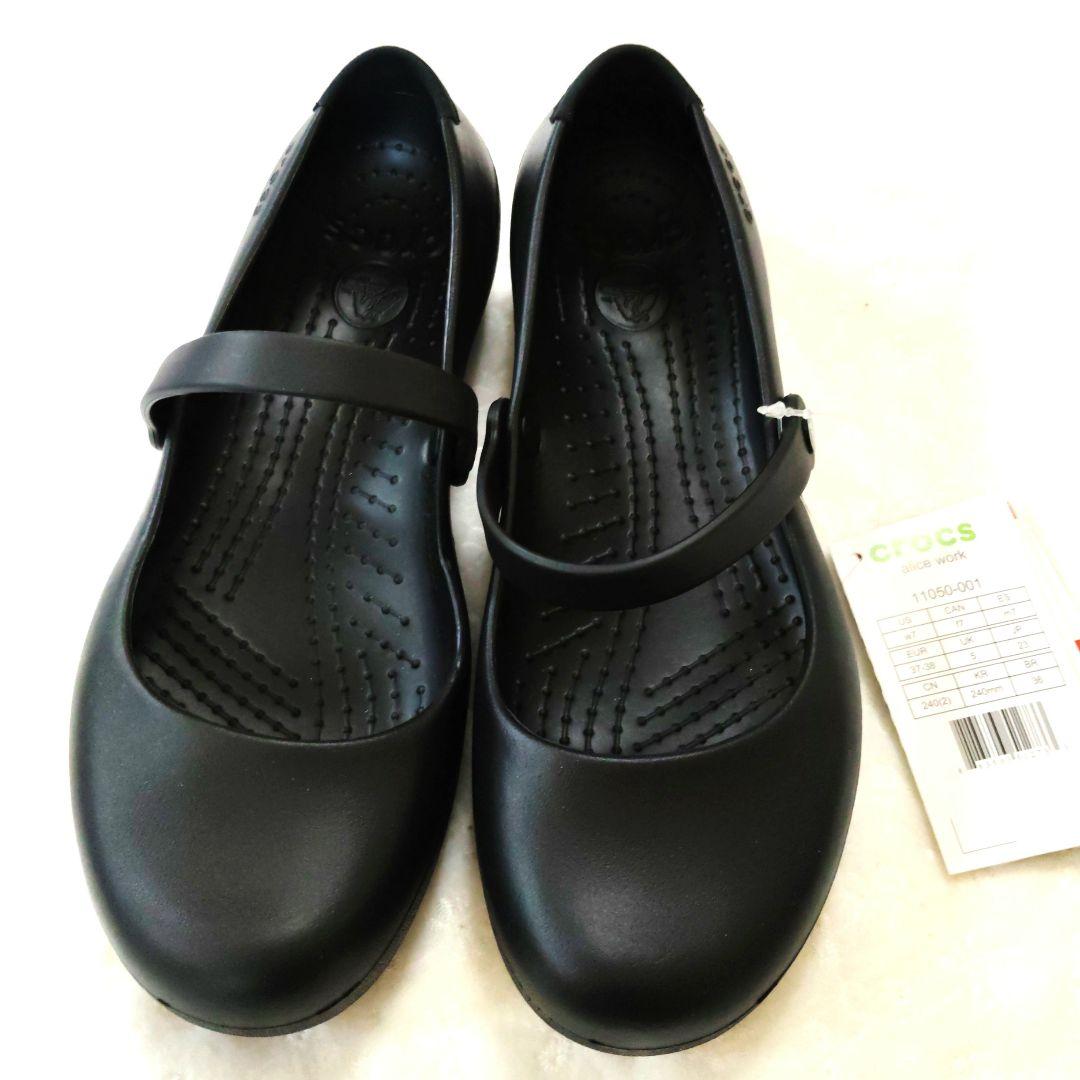 【新品】クロックス　アリスワーク　W7　23cm　　メリージェーン　フラット