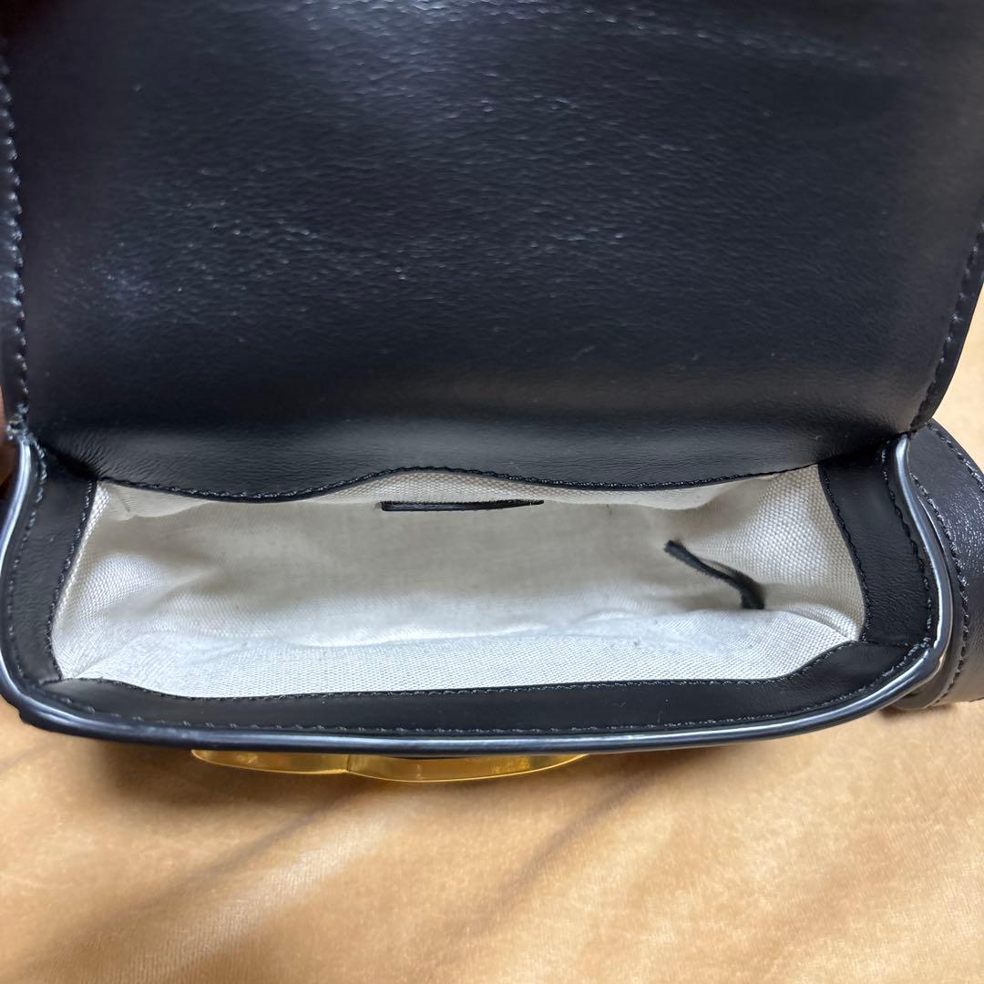 美品【Tod’s】トッズ ケイト レザー クロスボディ ショルダーバッグ ミニ