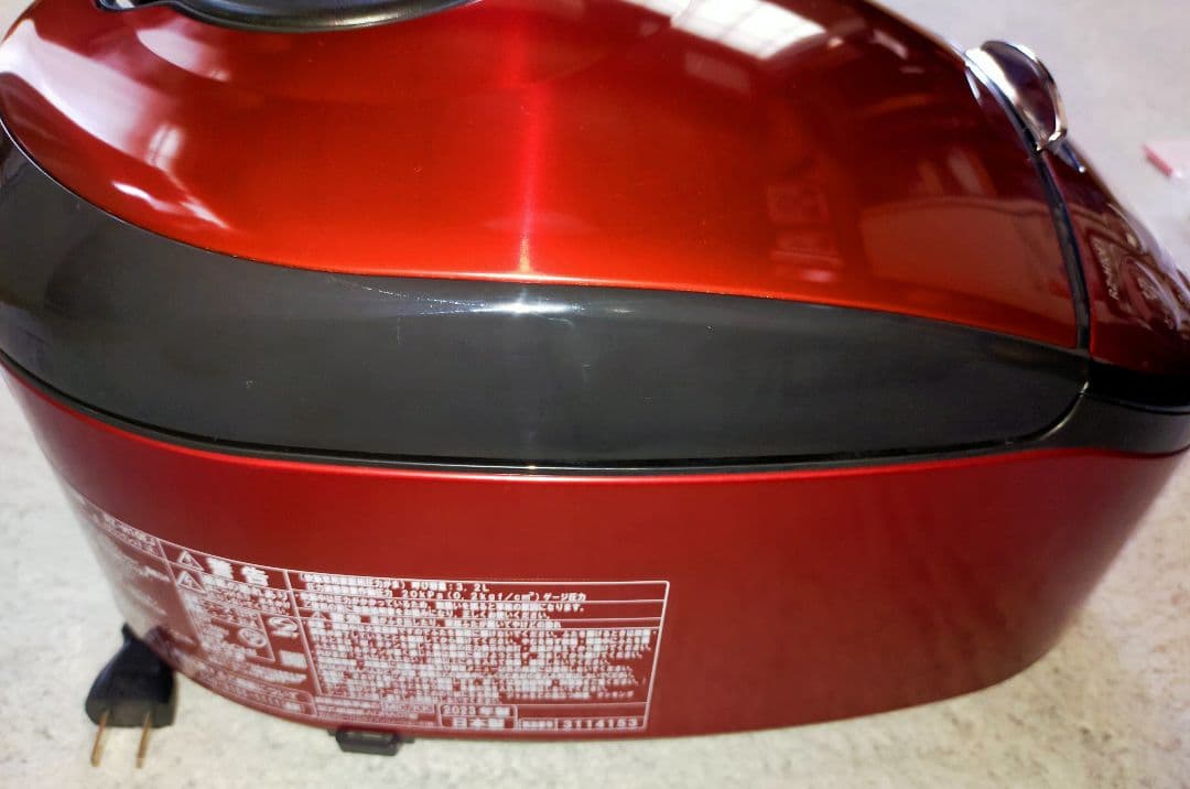 【新品】日立　炊飯器 5.5合 圧力IH RZ-H10EJ R メタリックレッド