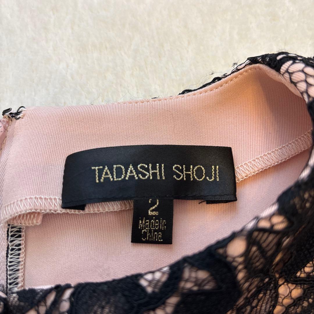TADASHI SHOJI レースノースリーブワンピース