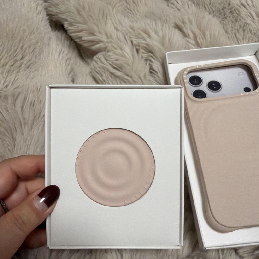 iPhone17promax☺︎︎︎︎ CASETiFY☺︎︎︎︎ケースグリップスタンド　セット