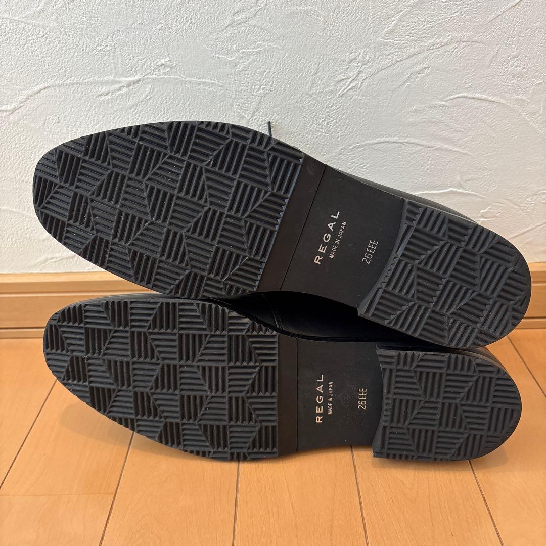 [美品]REGAL　メンズGORE-TEX　チャッカーブーツ(ブラック)