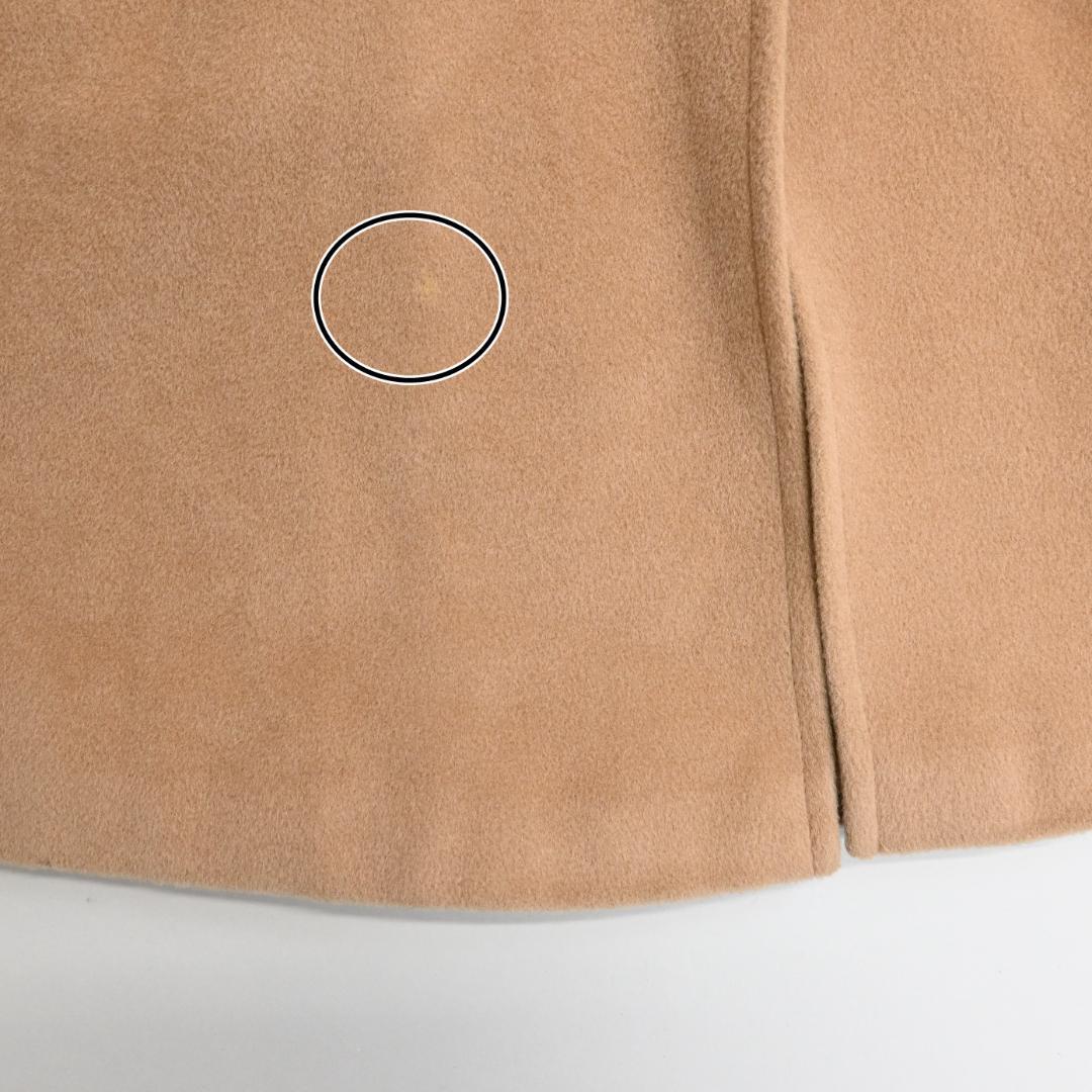 48046★冬 Max Mara ウールコート ステンカラー Aライン*