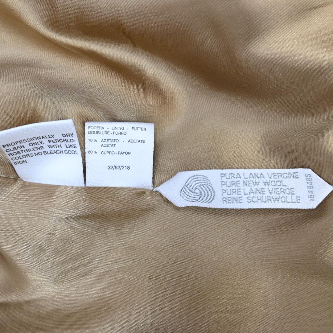 48046★冬 Max Mara ウールコート ステンカラー Aライン*