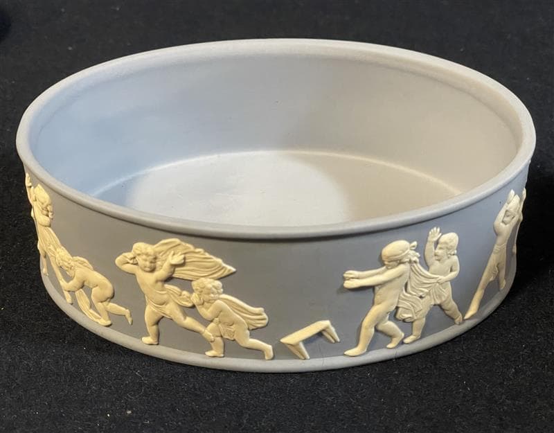 ウェッジウッド　ジャスパー　 トリンケットボックス お菓子入