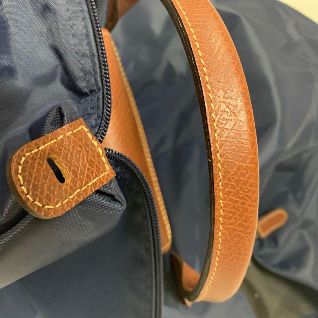 ロンシャン　LONGCHAMP ルプリアージュ　トラベルバッグ　ネイビー　旅行