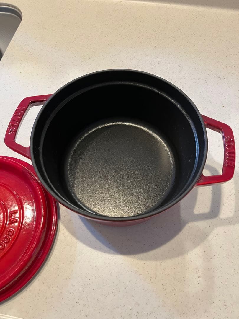 STAUB ストウブ ラウンドココット 20cm チェリー