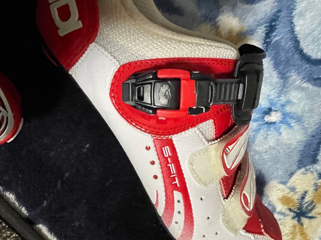 最終値下げSIDI SPIT サイクリングシューズ レッド/ホワイト