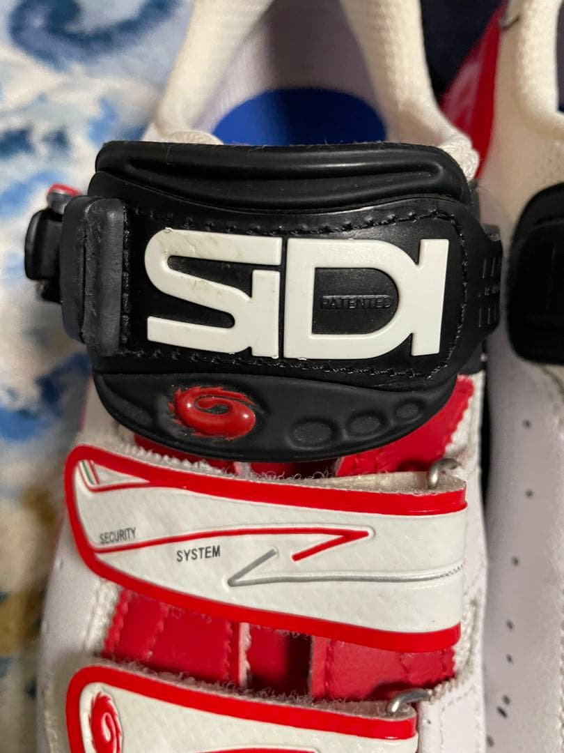 最終値下げSIDI SPIT サイクリングシューズ レッド/ホワイト