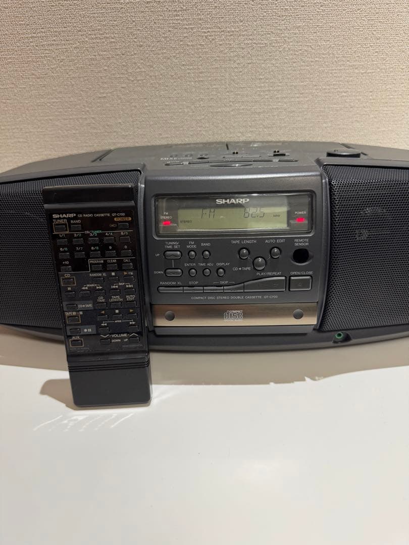 SHARP シャープ QT-C700 CDラジカセ 個人メンテナンス品