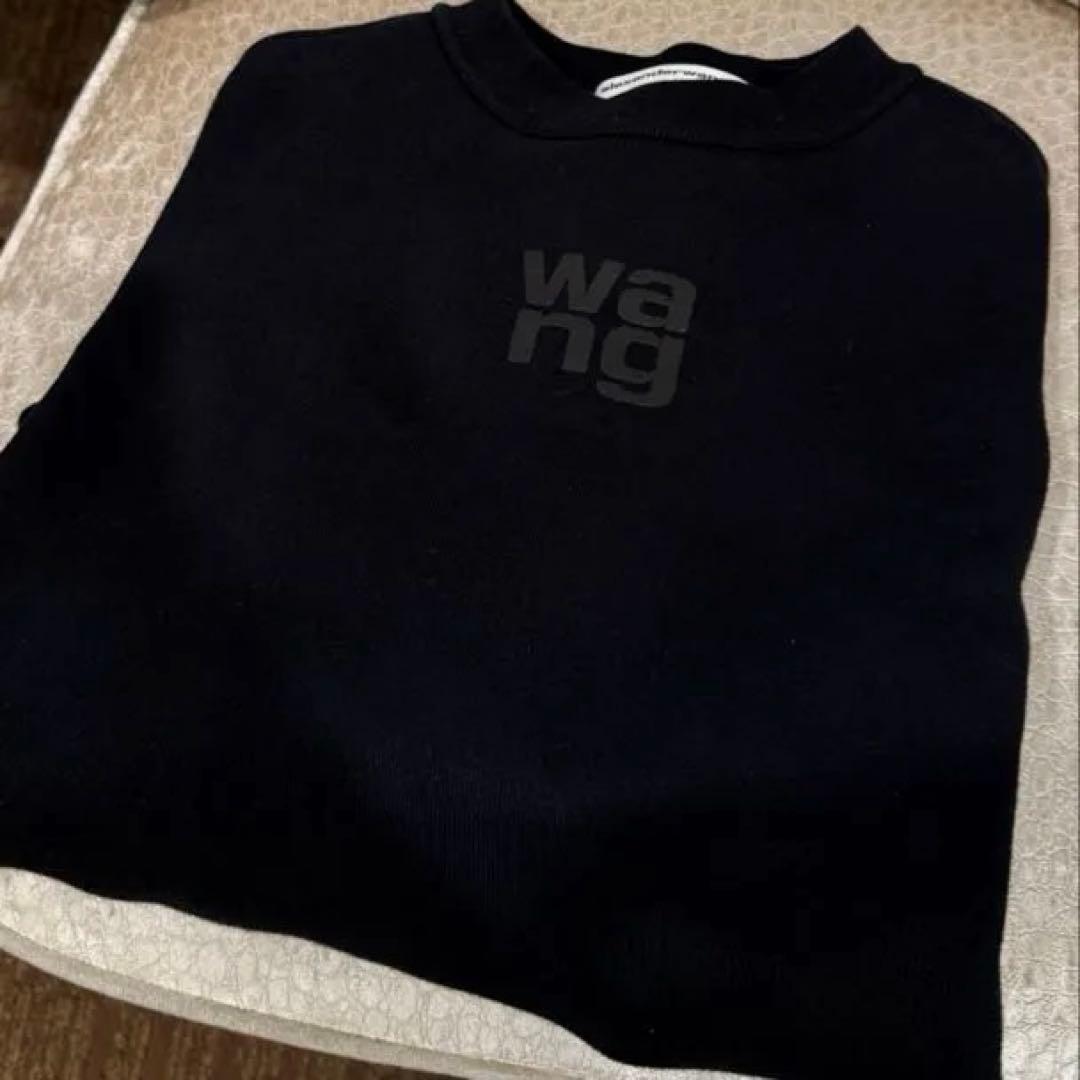 Alexander Wang スウェット ロゴ入り クルーネック トレーナー