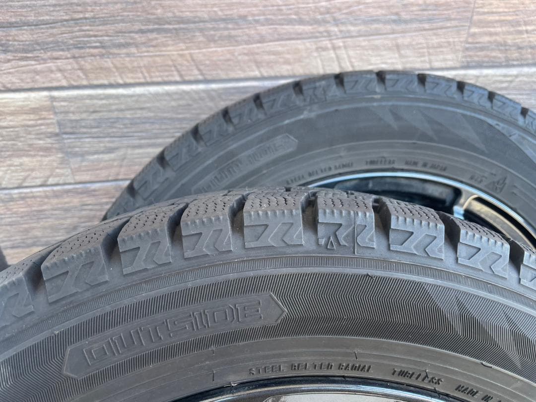 タフト スタッドレスタイヤ15 DUNLOP WINTER MAX※説明欄必須※