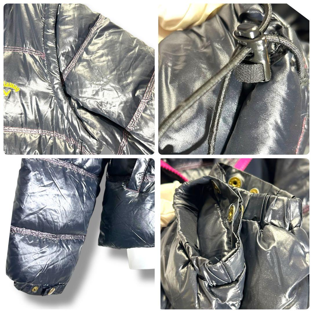 Callaway キャロウェイ 2WAY ダウンジャケット L 黒 ダウン90%