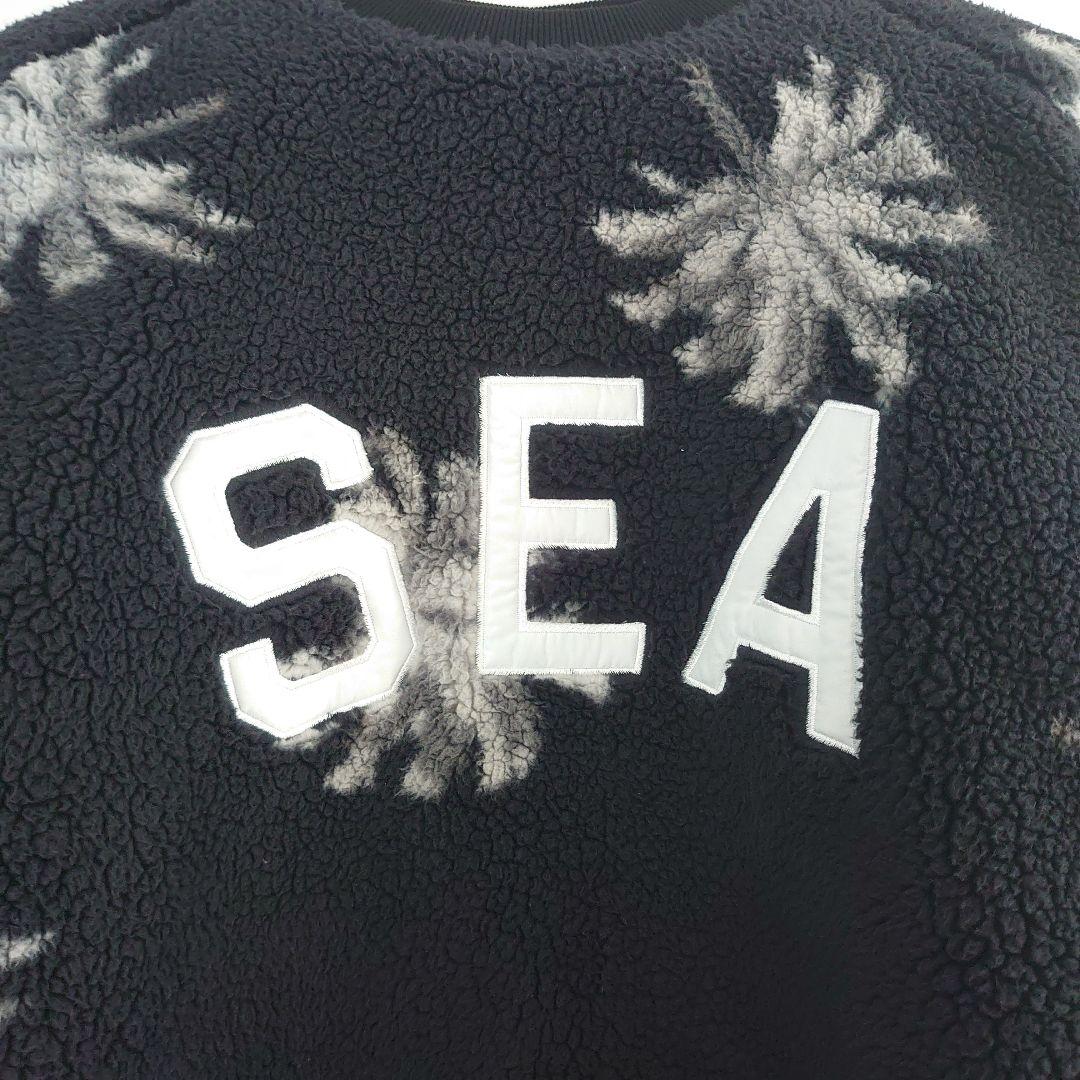 wind and sea SEA フリース スウェット 黒 ブラック　M