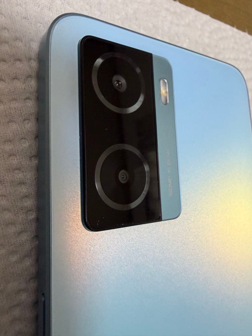 OPPO A77 ライトブルー 本体