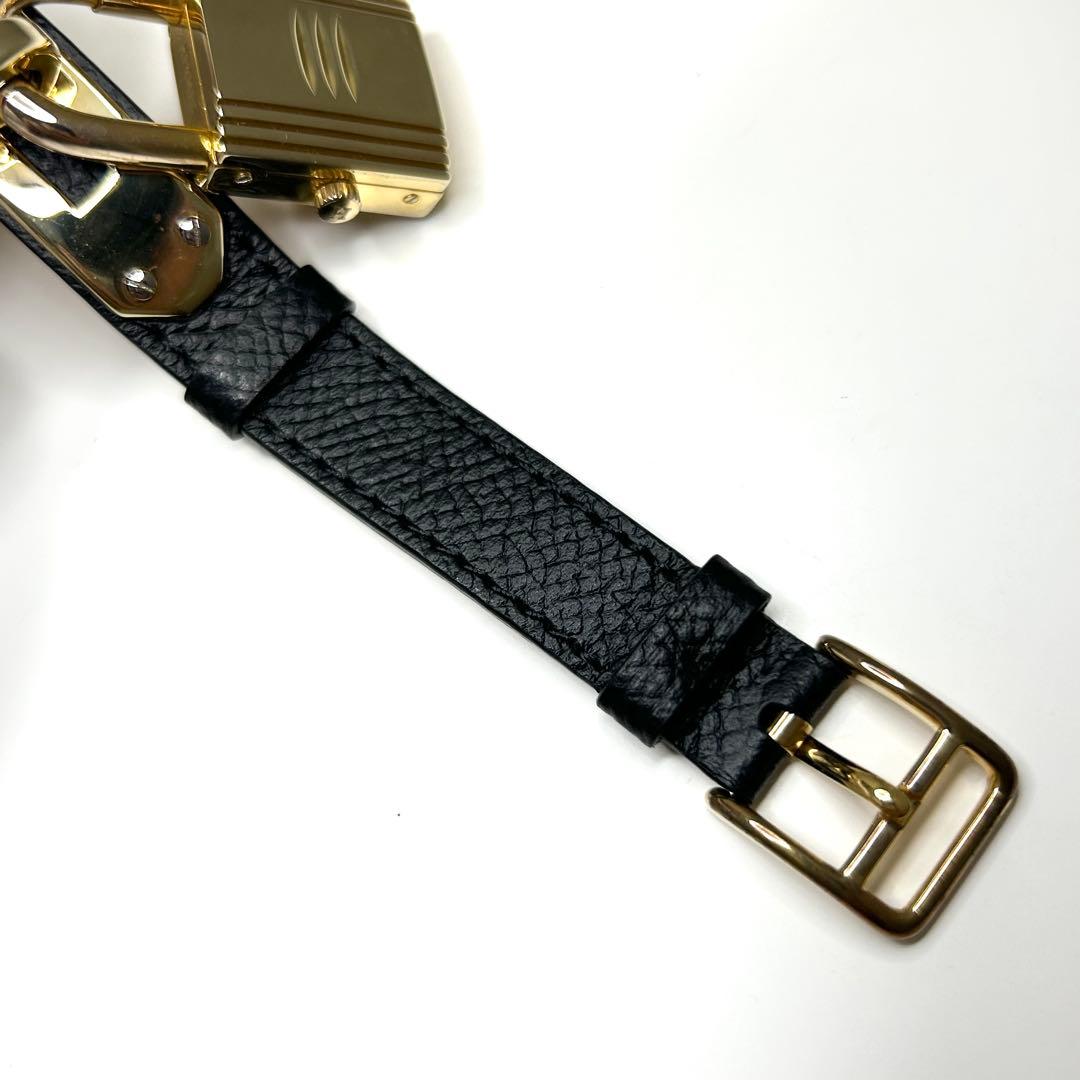 HERMES エルメス ケリーウォッチ ダイヤベゼル レディース腕時計 クオーツ