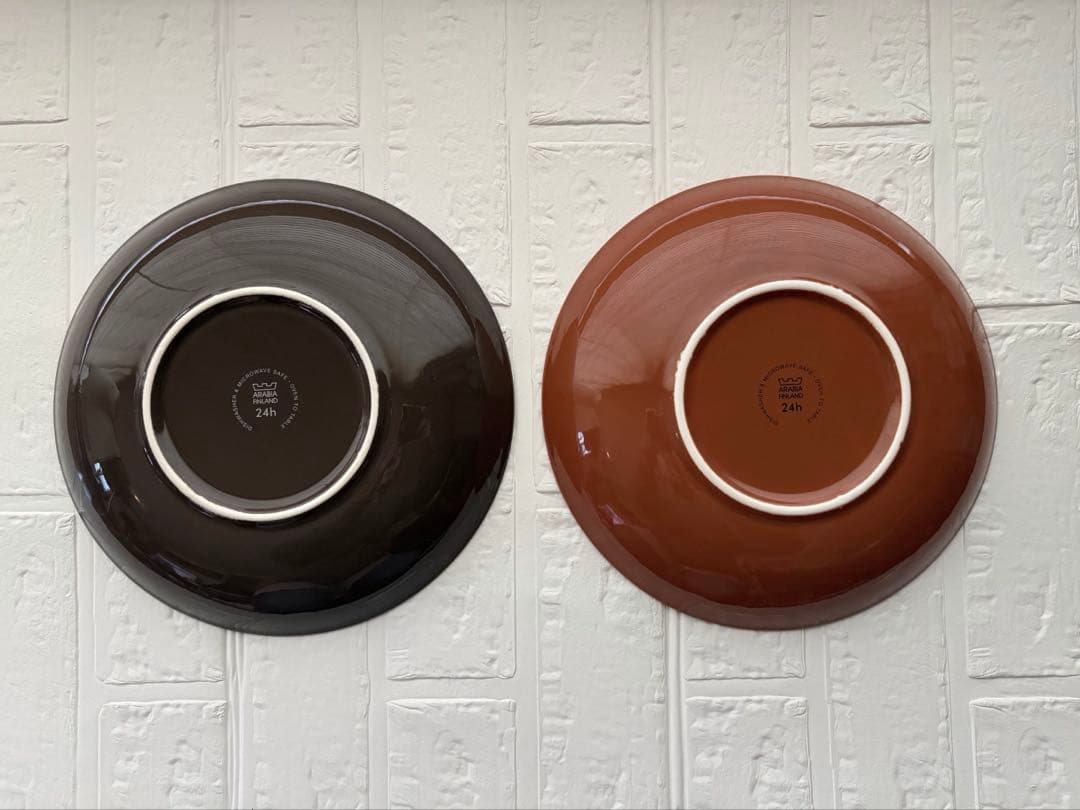 ARABIA 24h パスタプレート　24cm プレート　王冠　ロゴ　廃番　北欧