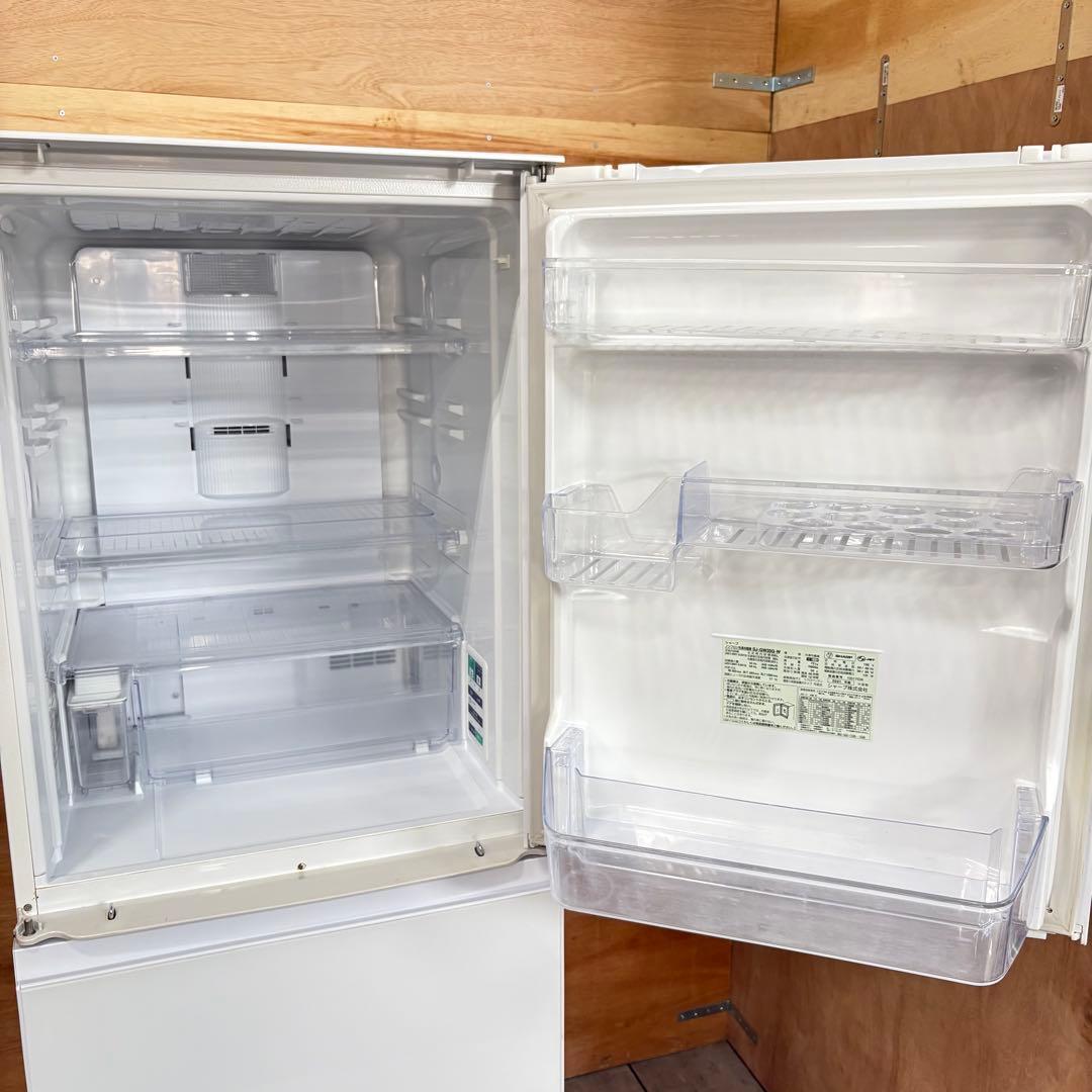 一都三県限定　配送設置無料　冷蔵庫　3ドア　SHARP 2021年製　350L
