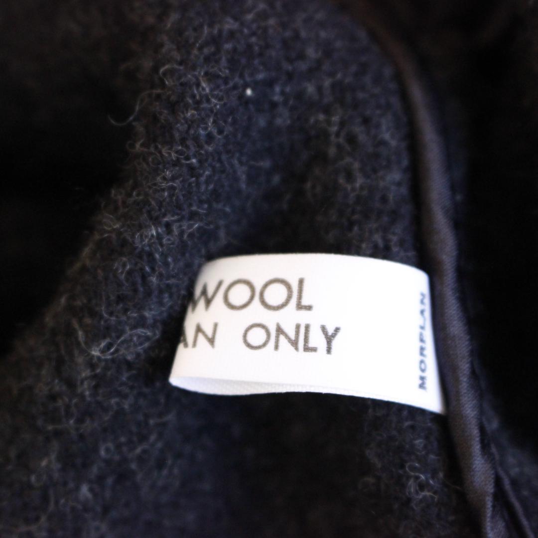 GLENMORE ヘリンボーン ダッフルコート Mサイズ ブラック ウール