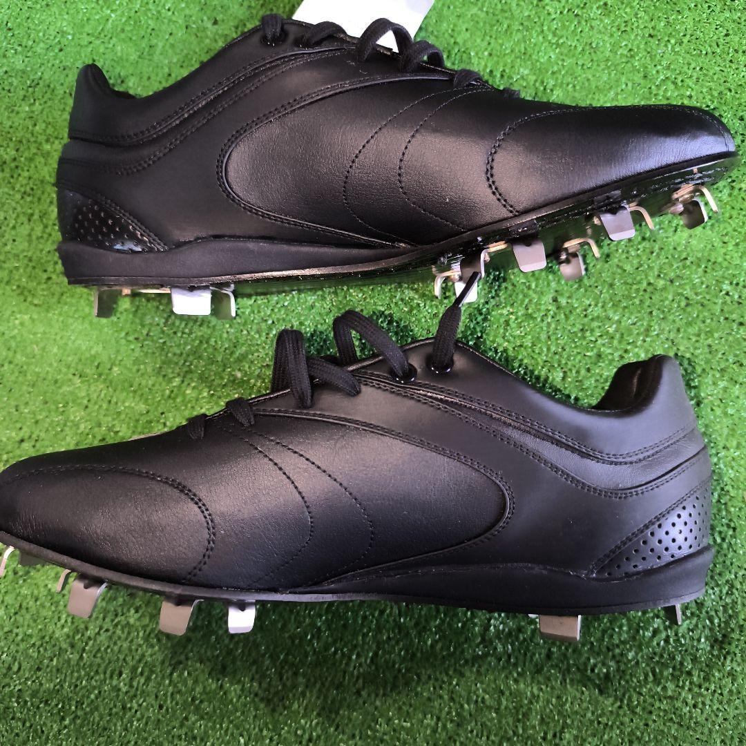 Nike ブラック レザー スパイクシューズ