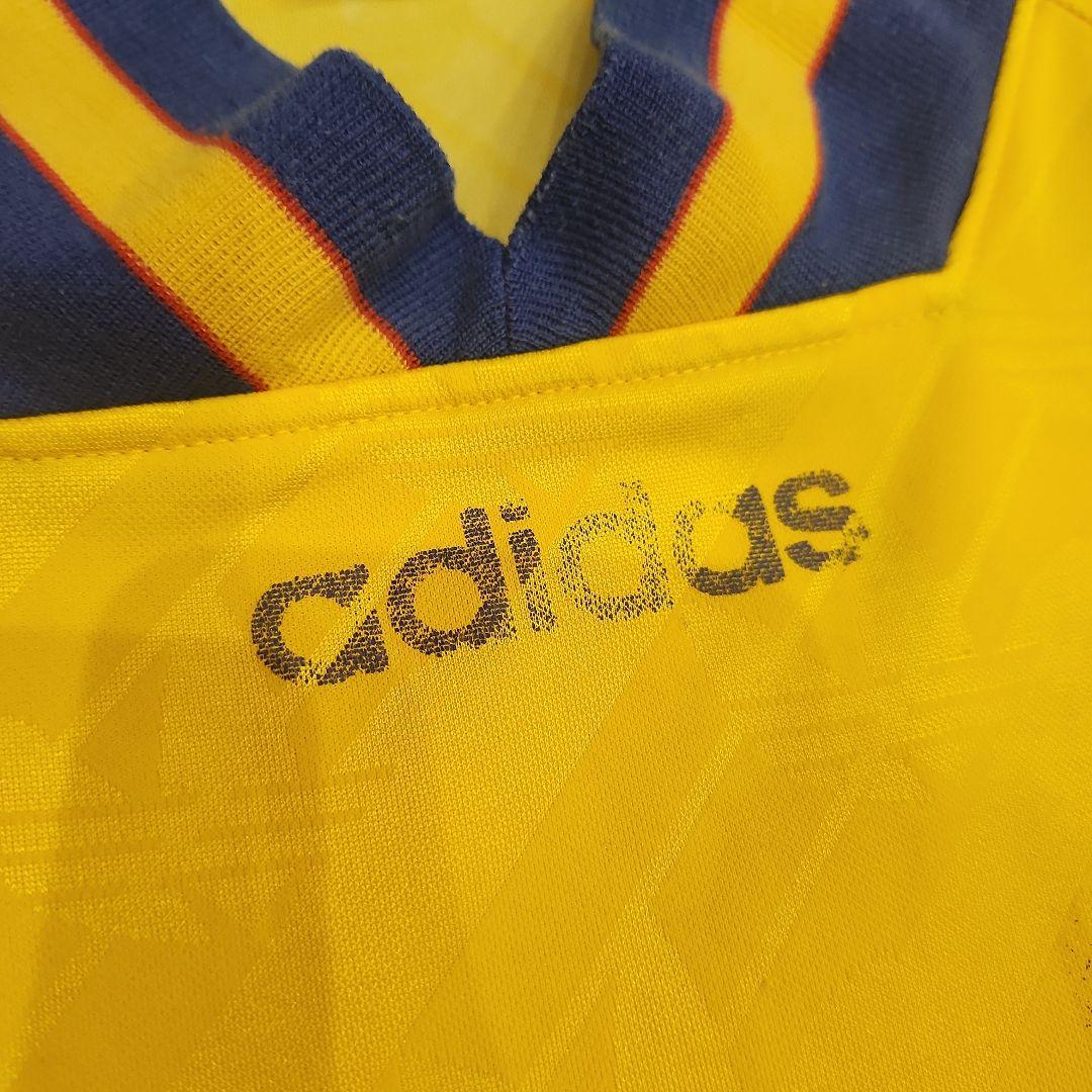 レア　90s スウェーデン代表　アディダス　半袖ゲームシャツ　オールド