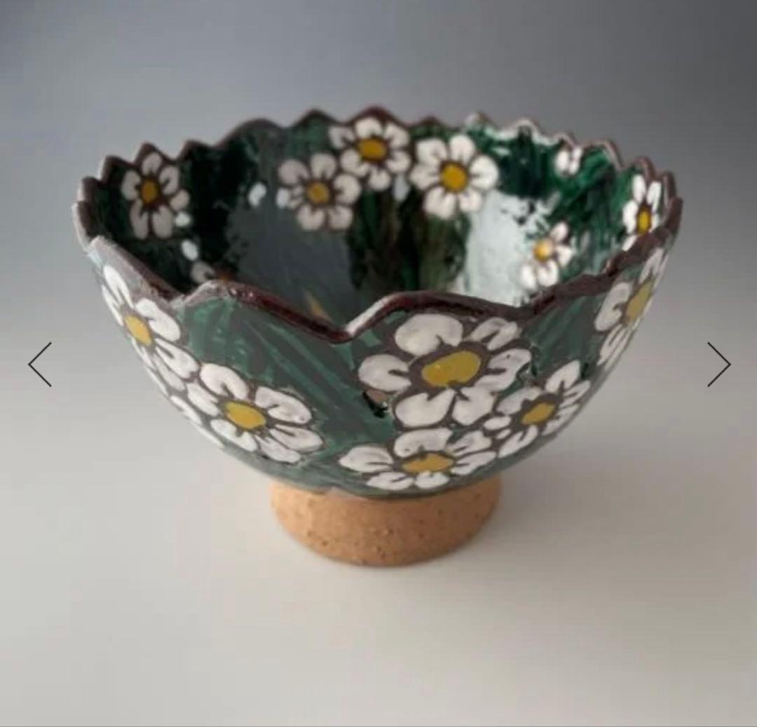 乾山写水仙向付5客　清水焼　新品未使用