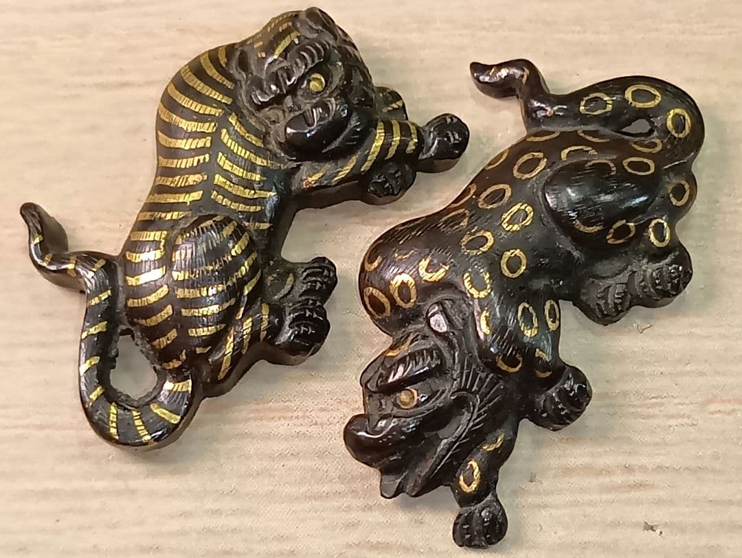 目貫／後藤系虎目貫／前金具