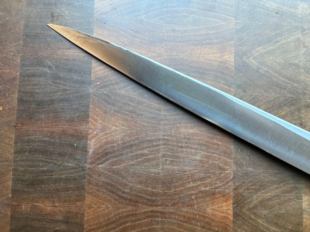 京都　有次　霞　柳刃　270mm 9寸　包丁　白鋼　和包丁　打刃物　刺身