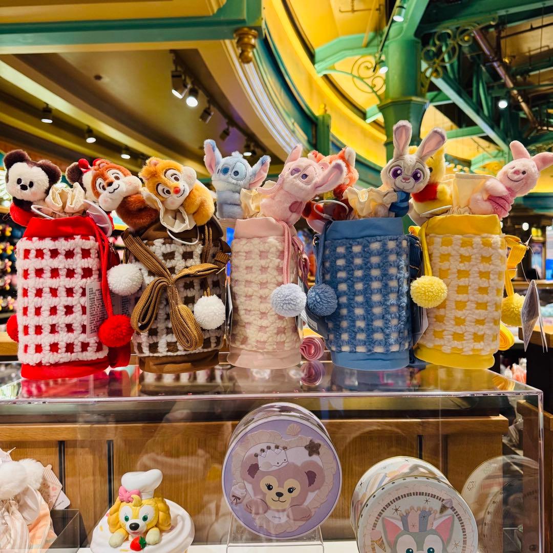 上海ディズニー　チップandデール　ステンレスボトル　カバー水筒セット