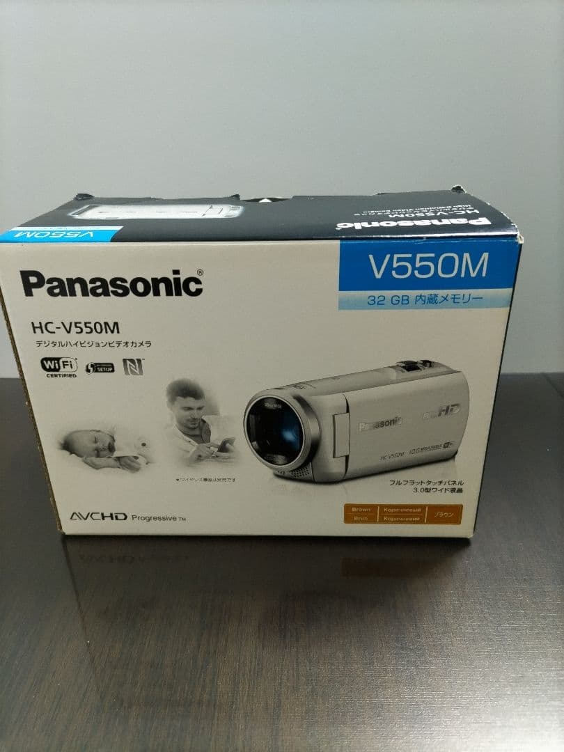 Panasonic　デジタルハイビジョンビデオカメラ　HC-V550M　ブラウン