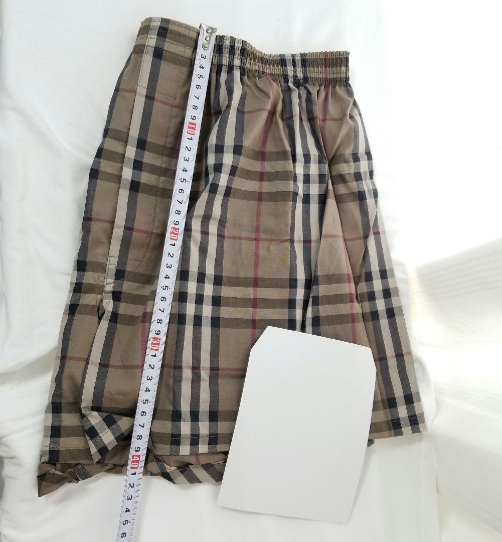 バーバリートランクス新品未使用メガベージュ茶 大サイズ新品ソックス付き26-28