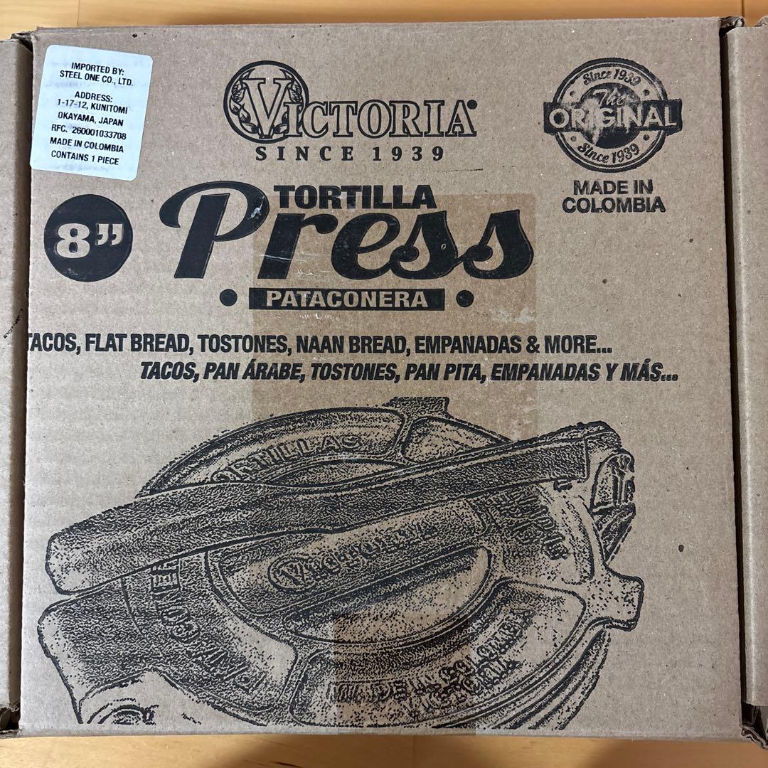 本場　ビクトリア　タコスプレス　タコス　トルティーヤプレス　メキシコ製　人気