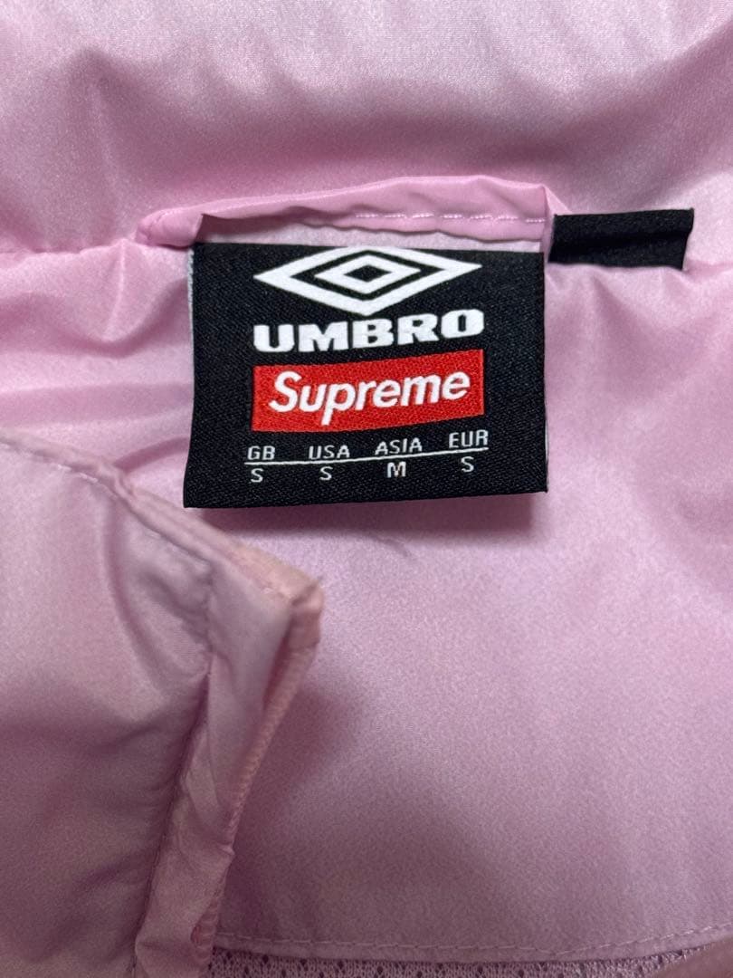 ジャケット・アウター Supreme Umbro Gradient Track Jacket Pink