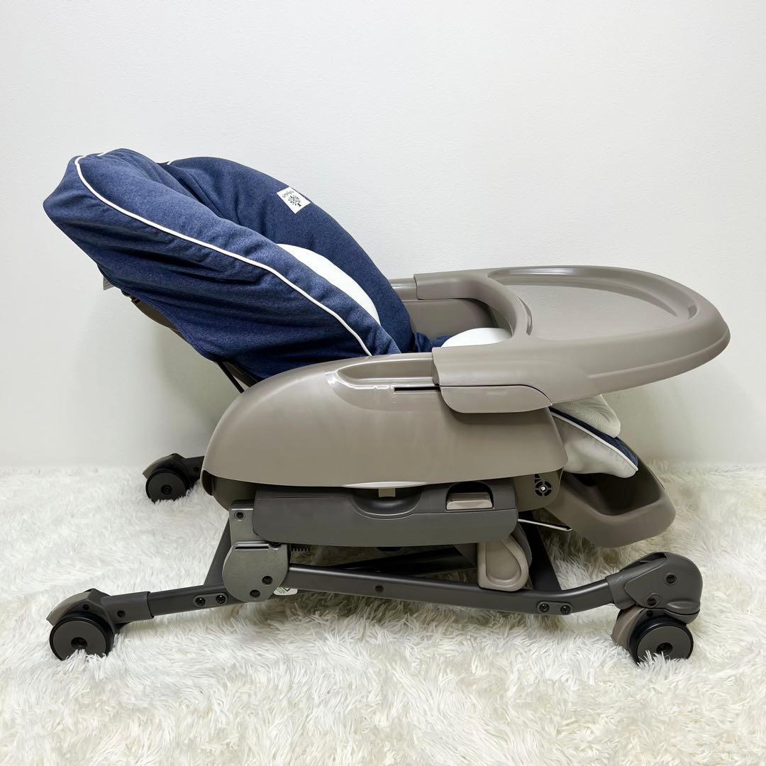 未使用級 Combi ネムリラ ハイローチェア 手動 Simplight