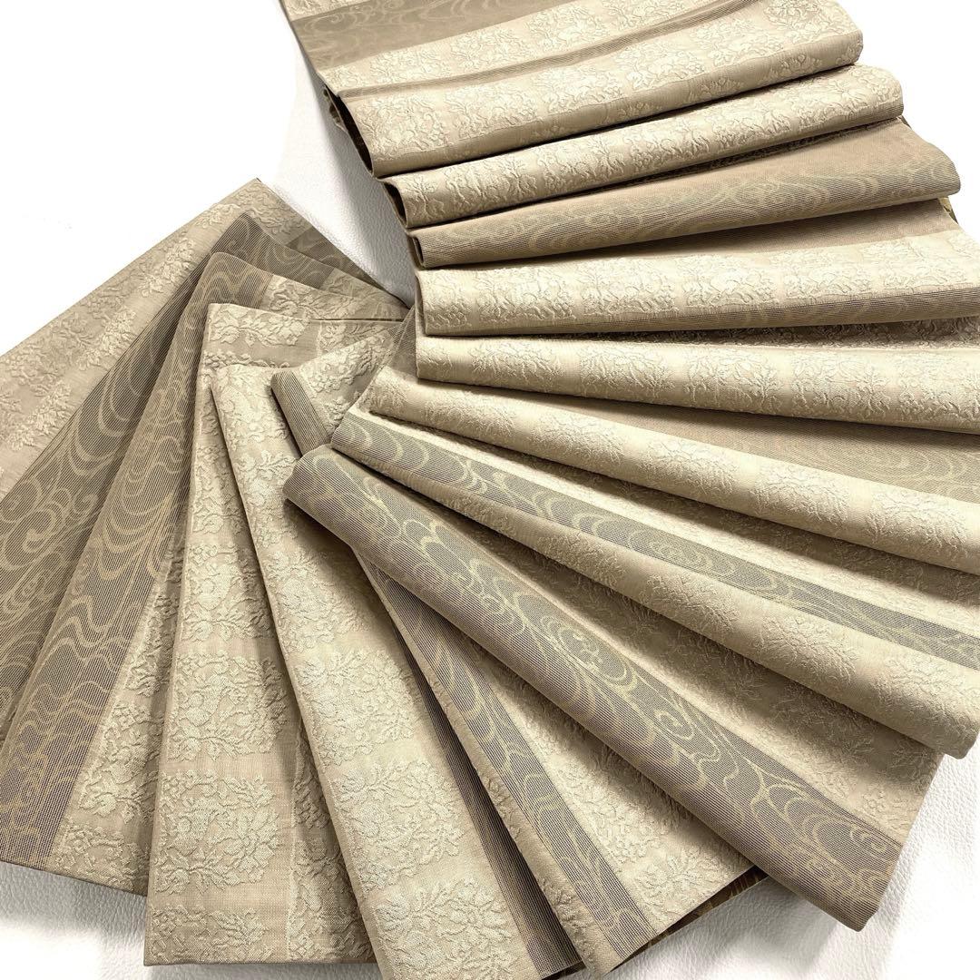 専用帯5116 ●宮階織物謹製 高級 正絹 両面全通 リバーシブル 袋帯 花兎