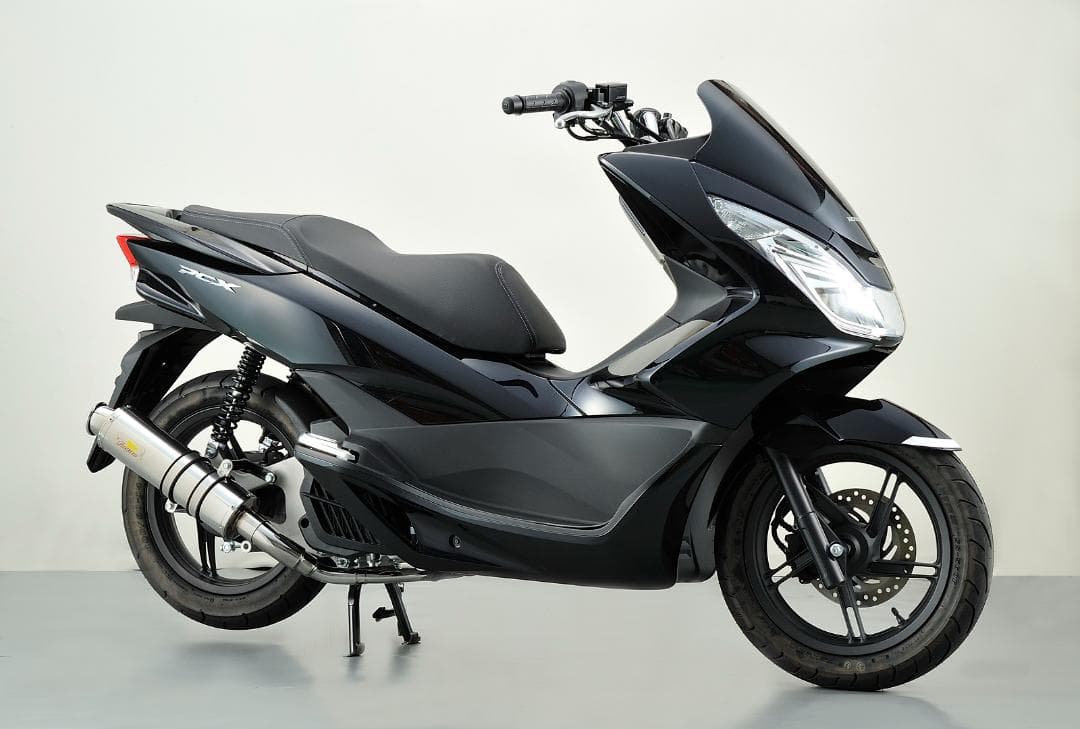 PCX125/150 JF56 JF28 バイクマフラー リアライズ ステンレス