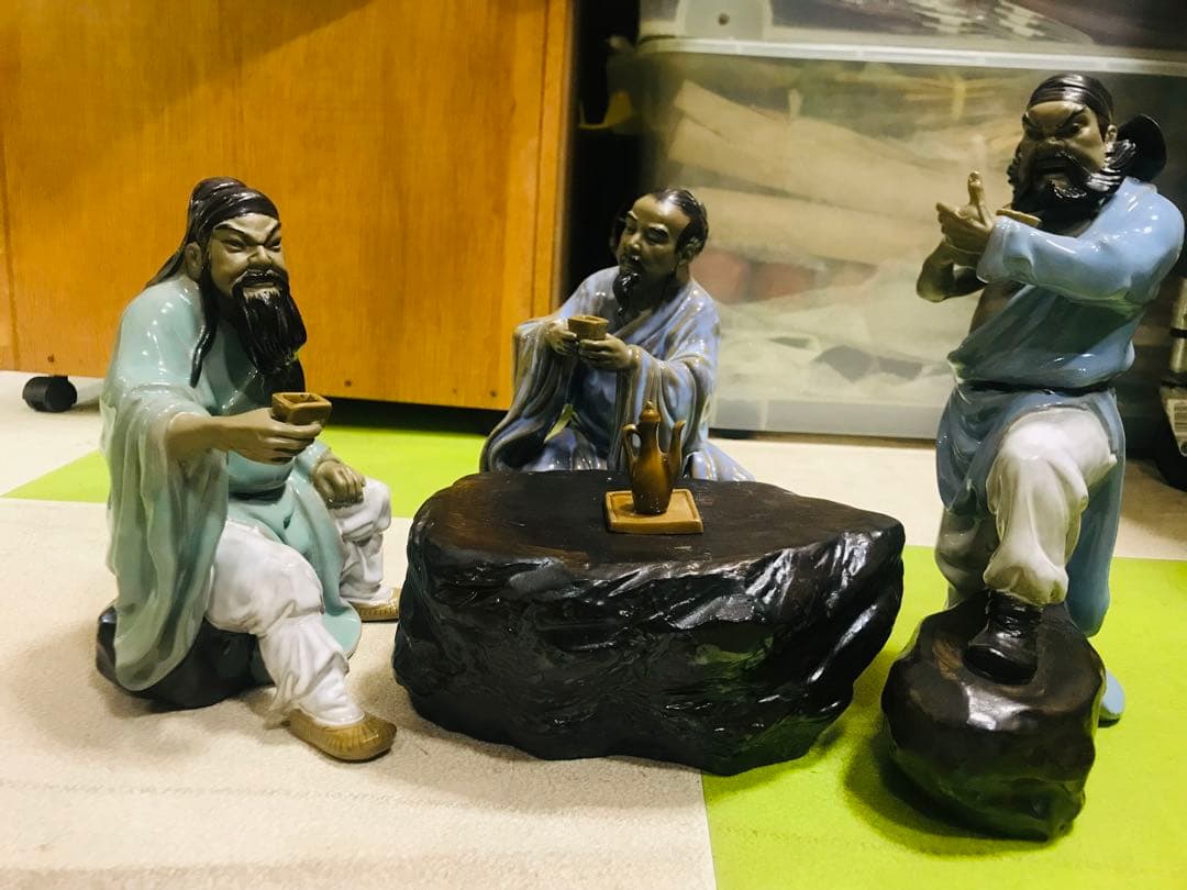 磁器 三國志「桃園結義」