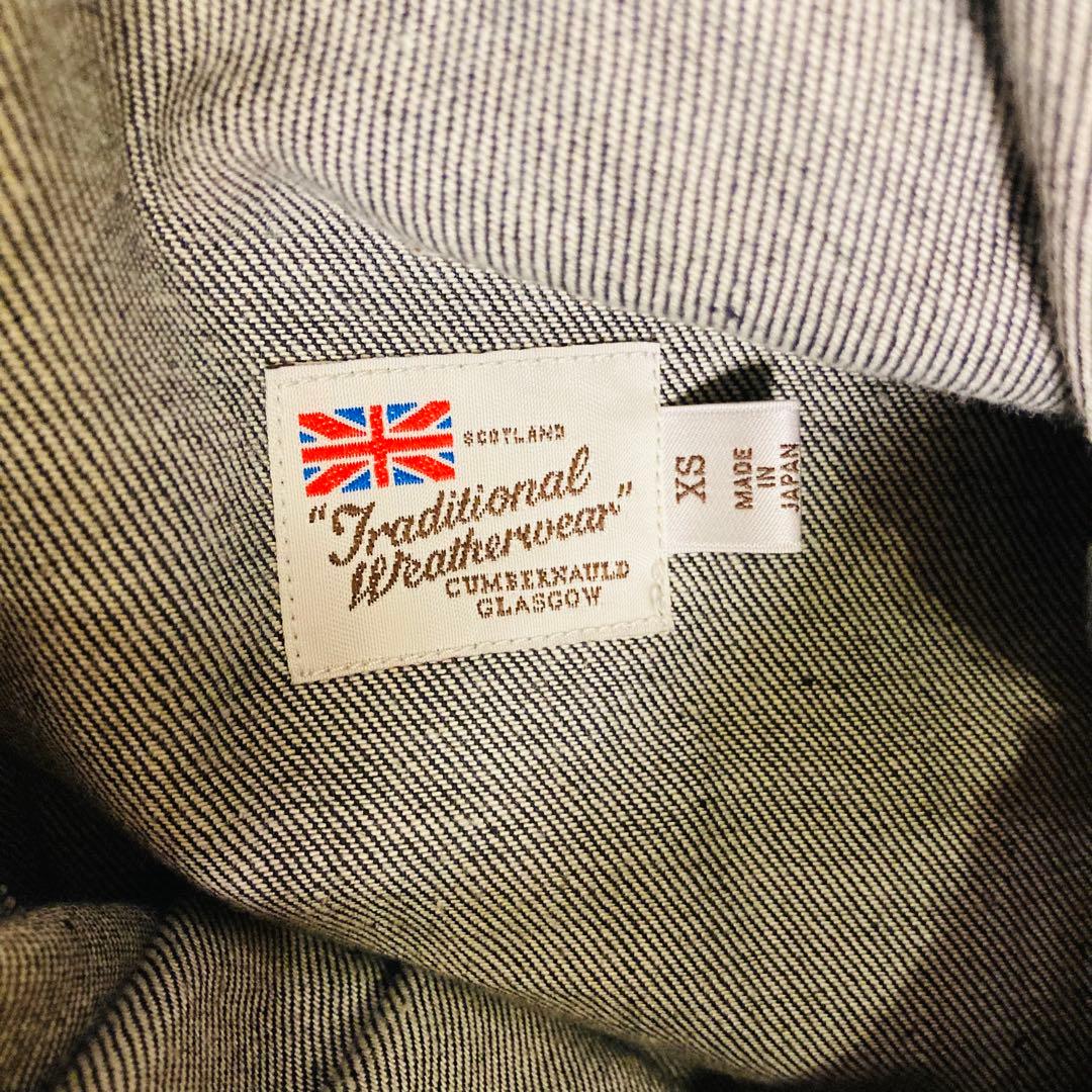 タグ付　トラディショナルウェザーウェア　ギャザーボリュームキュロットデニムパンツ