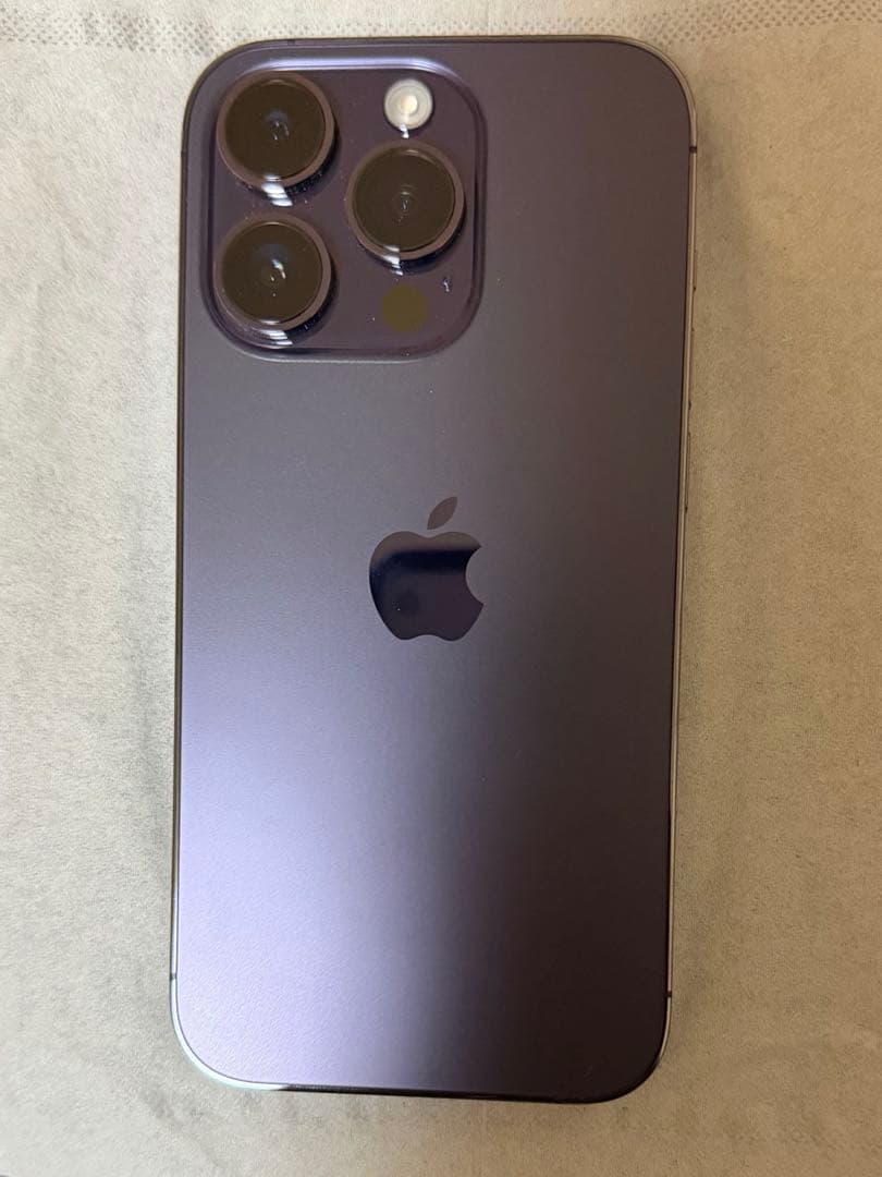 iPhone14pro 128GB紫　正規バッテリー100%